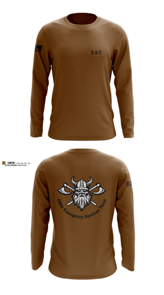 Long Sleeve Performance Shirt, 148th E.S.T., Police, Teamtime, Team time, sublimation, custom sports apparel, team uniforms, spirit wear, spiritwear, sports uniforms, custom shirts, team store, custom team store, fundraiser sports, apparel fundraiser