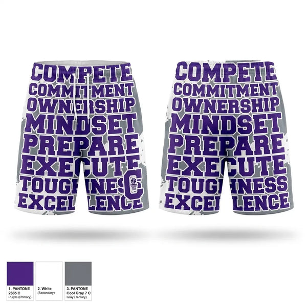 Athletic Shorts With Pockets, Collinsville Middle School Basketball, Women's Basketball, Teamtime, Team time, sublimation, custom sports apparel, team uniforms, spirit wear, spiritwear, sports uniforms, custom shirts, team store, custom team store, fundraiser sports, apparel fundraiser