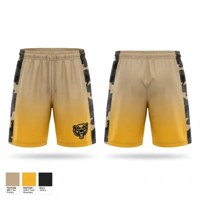 Canton Bears 77967184 Athletic Shorts With Pockets - 1