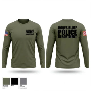 Long Sleeve Performance Shirt, HOKES BLUFF POLICE DEPARTMENT, Police, Teamtime, Team time, sublimation, custom sports apparel, team uniforms, spirit wear, spiritwear, sports uniforms, custom shirts, team store, custom team store, fundraiser sports, apparel fundraiser