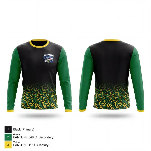 Long Sleeve Performance Shirt, Pin vipersPinvipers, Bowling, Teamtime, Team time, sublimation, custom sports apparel, team uniforms, spirit wear, spiritwear, sports uniforms, custom shirts, team store, custom team store, fundraiser sports, apparel fundraiser