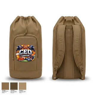 Gear Bag, B.H.B.A.N., Army, Teamtime, Team time, sublimation, custom sports apparel, team uniforms, spirit wear, spiritwear, sports uniforms, custom shirts, team store, custom team store, fundraiser sports, apparel fundraiser