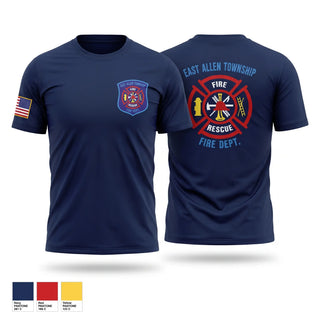 Short Sleeve Performance Shirt, East Allen, Fire Department, Teamtime, Team time, sublimation, custom sports apparel, team uniforms, spirit wear, spiritwear, sports uniforms, custom shirts, team store, custom team store, fundraiser sports, apparel fundraiser