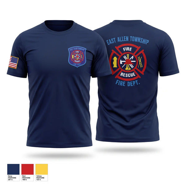 Short Sleeve Performance Shirt, East Allen, Fire Department, Teamtime, Team time, sublimation, custom sports apparel, team uniforms, spirit wear, spiritwear, sports uniforms, custom shirts, team store, custom team store, fundraiser sports, apparel fundraiser