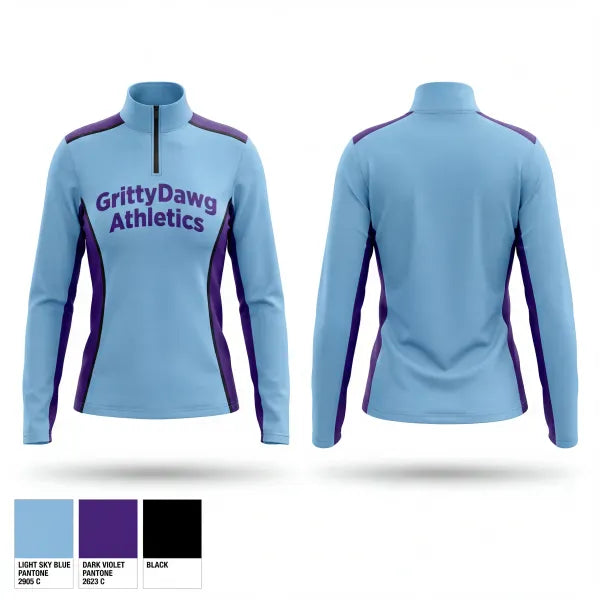 Quarter Zip Jacket, GrittyDawg Athletics, , Teamtime, Team time, sublimation, custom sports apparel, team uniforms, spirit wear, spiritwear, sports uniforms, custom shirts, team store, custom team store, fundraiser sports, apparel fundraiser