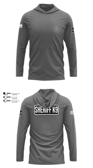 Long Sleeve Shooting Shirt, Montgomery County Sheriff’s Office K9 Unit, Police, Teamtime, Team time, sublimation, custom sports apparel, team uniforms, spirit wear, spiritwear, sports uniforms, custom shirts, team store, custom team store, fundraiser sports, apparel fundraiser
