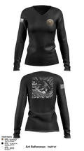 Vfa-147 11634489 Women's Long Sleeve V-neck Shirt - 3