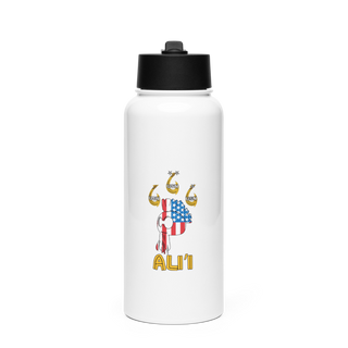 Hsm37 35373987 Stainless Steel Water Bottle with a Straw Lid