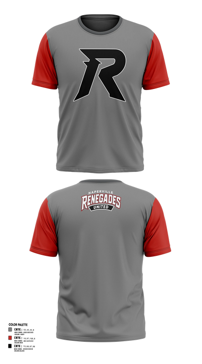 Naperville Renegades Short Sleeve Performance Shirt - 3