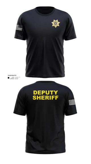 Old School Cotton Feel Shirt, Huntingdon County Sheriff’s Office, Police, Teamtime, Team time, sublimation, custom sports apparel, team uniforms, spirit wear, spiritwear, sports uniforms, custom shirts, team store, custom team store, fundraiser sports, apparel fundraiser