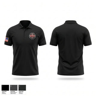 Short Sleeve Performance Polo, Indian Harbor Volunteer Fire Department, Fire Department, Teamtime, Team time, sublimation, custom sports apparel, team uniforms, spirit wear, spiritwear, sports uniforms, custom shirts, team store, custom team store, fundraiser sports, apparel fundraiser