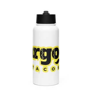 LARGOOS TACOS 26945054 Stainless Steel Water Bottle with a Straw Lid