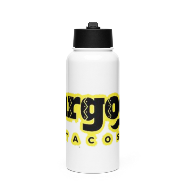LARGOOS TACOS 26945054 Stainless Steel Water Bottle with a Straw Lid