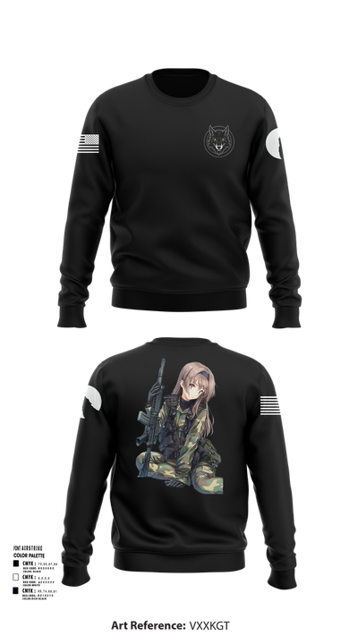 The House of Wolves 15600458 Crew Neck Sweatshirt - 24
