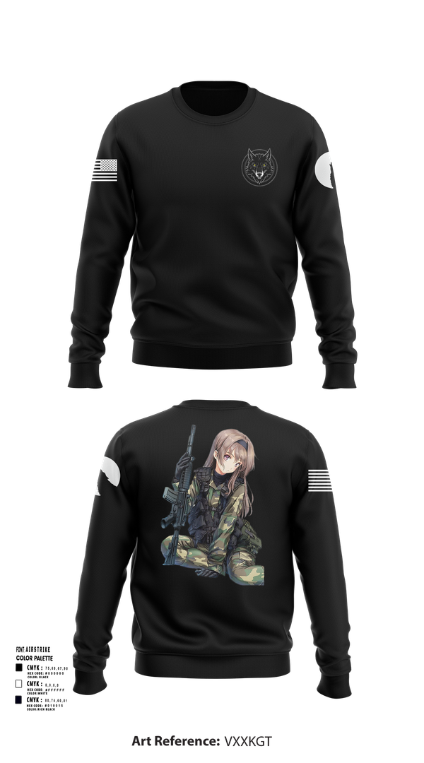 Crew Neck Sweatshirt, The House of Wolves, , Teamtime, Team time, sublimation, custom sports apparel, team uniforms, spirit wear, spiritwear, sports uniforms, custom shirts, team store, custom team store, fundraiser sports, apparel fundraiser
