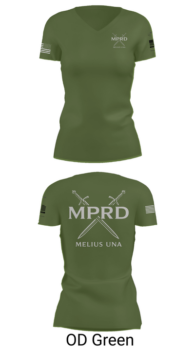 HRC / MPRD 15170555 Women's Short Sleeve V-neck Shirt - 48