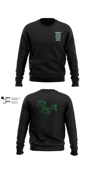 Crew Neck Sweatshirt, Coopersville Broncos, Wrestling, Teamtime, Team time, sublimation, custom sports apparel, team uniforms, spirit wear, spiritwear, sports uniforms, custom shirts, team store, custom team store, fundraiser sports, apparel fundraiser
