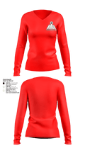 Wasatch PTK 41359176 Women's Long Sleeve V-neck Shirt - 4