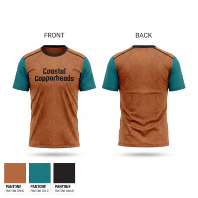 Coastal Copperheads Short Sleeve Performance Shirt - 1
