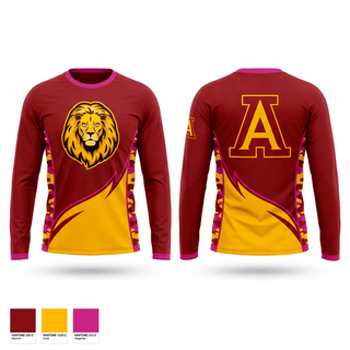 Long Sleeve Performance Shirt, Lions, , Teamtime, Team time, sublimation, custom sports apparel, team uniforms, spirit wear, spiritwear, sports uniforms, custom shirts, team store, custom team store, fundraiser sports, apparel fundraiser