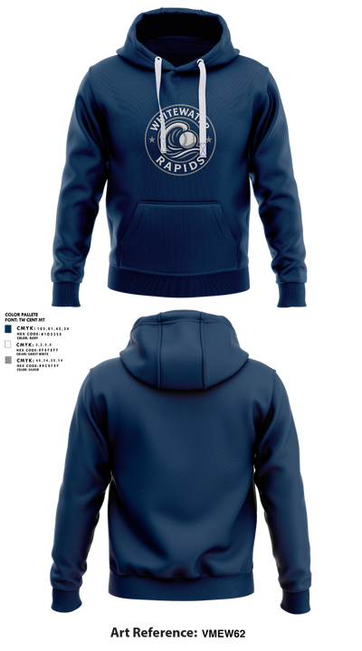 Whitewater Rapids 50763758 Hoodie - 1