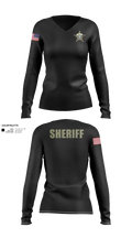 Bedford County Sheriff Office 494190 Women's Long Sleeve V-neck Shirt - 60
