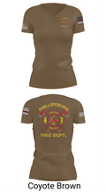 PHILLIPSBURG FIRE DEPARTMENT 39354124 Women's Short Sleeve V-neck Shirt - 8