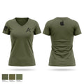 U.S. Marshals Fugitive Task Force Women's Short Sleeve V-neck Shirt - 1