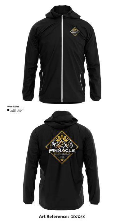 Pinnacle Martial Arts 28485454 Windbreaker - 110