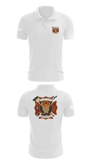 Short Sleeve Performance Polo, VMI Fire, Fire Department, Teamtime, Team time, sublimation, custom sports apparel, team uniforms, spirit wear, spiritwear, sports uniforms, custom shirts, team store, custom team store, fundraiser sports, apparel fundraiser