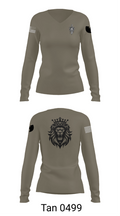 Vikings 78762125 Women's Long Sleeve V-neck Shirt - 77