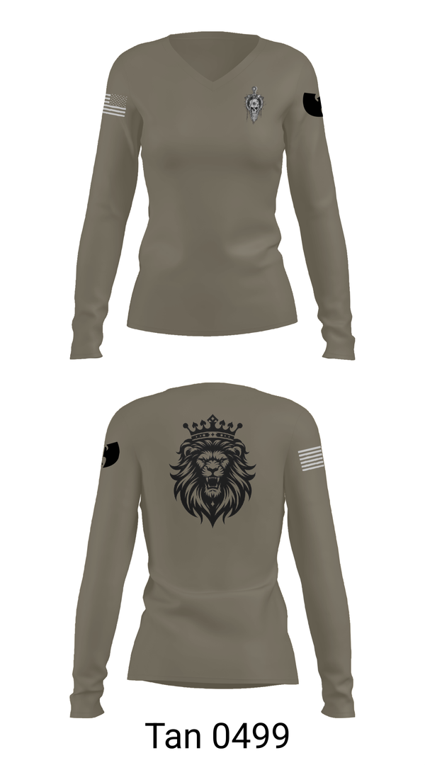 Womens Long Sleeve Vneck Shirt, Vikings, , Teamtime, Team time, sublimation, custom sports apparel, team uniforms, spirit wear, spiritwear, sports uniforms, custom shirts, team store, custom team store, fundraiser sports, apparel fundraiser