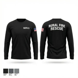 Long Sleeve Performance Shirt, SCFD 5, Fire Department, Teamtime, Team time, sublimation, custom sports apparel, team uniforms, spirit wear, spiritwear, sports uniforms, custom shirts, team store, custom team store, fundraiser sports, apparel fundraiser