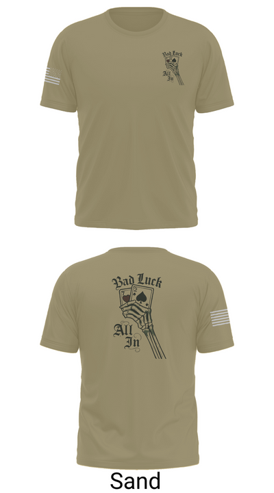 4th plt bad luck 18253345 Short Sleeve Performance Shirt - 96