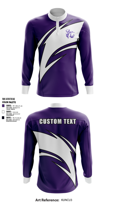LWHS Kangs Band Quarter Zip Jacket - 5