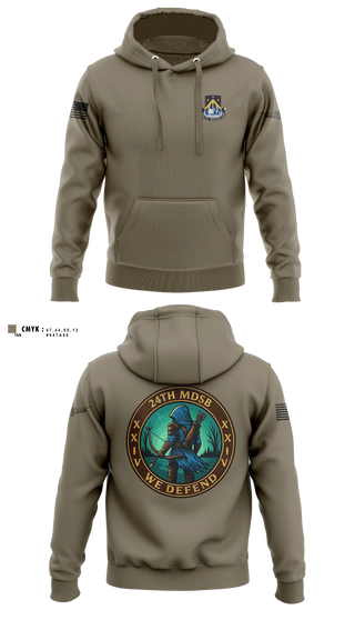 Hoodie, 24TH MDSB, Army, Teamtime, Team time, sublimation, custom sports apparel, team uniforms, spirit wear, spiritwear, sports uniforms, custom shirts, team store, custom team store, fundraiser sports, apparel fundraiser