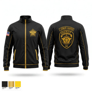 Windbreaker, Rockdale County SO Honor Guard, Police, Teamtime, Team time, sublimation, custom sports apparel, team uniforms, spirit wear, spiritwear, sports uniforms, custom shirts, team store, custom team store, fundraiser sports, apparel fundraiser