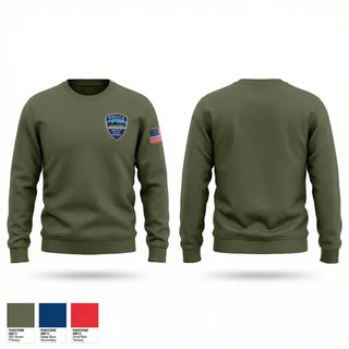 Crew Neck Sweatshirt, Tahlequah Police Department, Police, Teamtime, Team time, sublimation, custom sports apparel, team uniforms, spirit wear, spiritwear, sports uniforms, custom shirts, team store, custom team store, fundraiser sports, apparel fundraiser