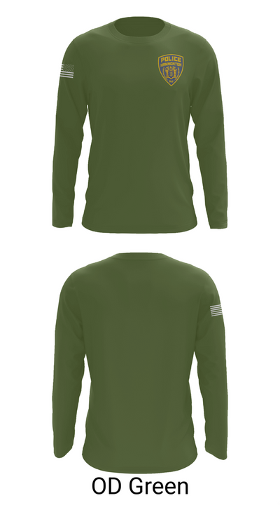 Hammonton Police 88438109 Long Sleeve Performance Shirt 44