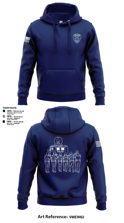 Team 3 37377500 Hoodie - 1