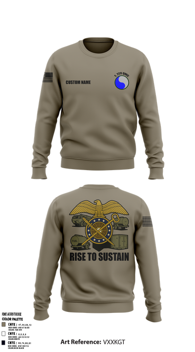 729 Quarter Master Unit 34151644 Crew Neck Sweatshirt - 1