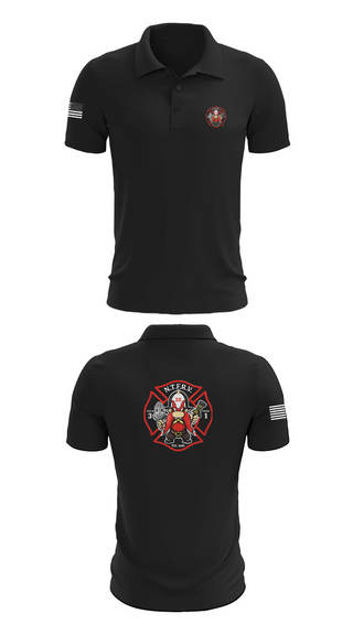Short Sleeve Performance Polo, North Towanda Fire Rescue, Fire Department, Teamtime, Team time, sublimation, custom sports apparel, team uniforms, spirit wear, spiritwear, sports uniforms, custom shirts, team store, custom team store, fundraiser sports, apparel fundraiser