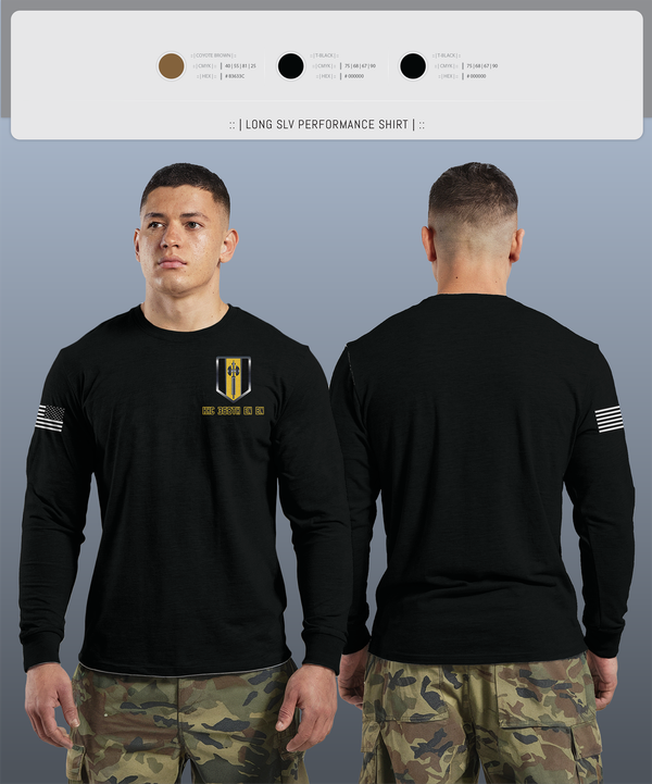 Long Sleeve Performance Shirt, HHC 368th EN BN, , Teamtime, Team time, sublimation, custom sports apparel, team uniforms, spirit wear, spiritwear, sports uniforms, custom shirts, team store, custom team store, fundraiser sports, apparel fundraiser