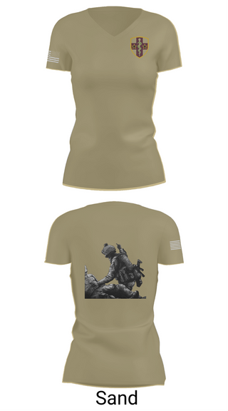 Womens Short Sleeve Vneck Shirt, 7455th MORU, , Teamtime, Team time, sublimation, custom sports apparel, team uniforms, spirit wear, spiritwear, sports uniforms, custom shirts, team store, custom team store, fundraiser sports, apparel fundraiser