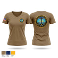NSA Annapolis Security Detachment Women's Short Sleeve V-neck Shirt - 1
