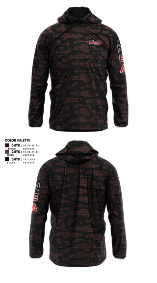 Windbreaker, Northeastern Assassins, E-Sports, Teamtime, Team time, sublimation, custom sports apparel, team uniforms, spirit wear, spiritwear, sports uniforms, custom shirts, team store, custom team store, fundraiser sports, apparel fundraiser