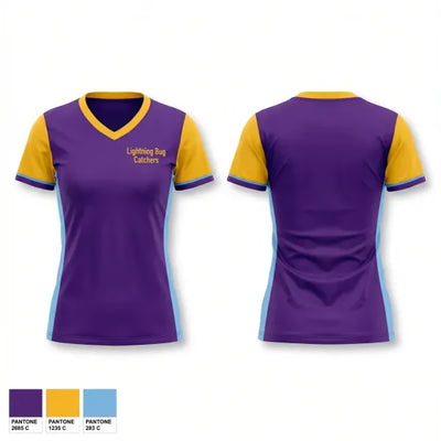 Lightning Bug Catchers 88429702 Women's Short Sleeve V-neck Shirt - 1