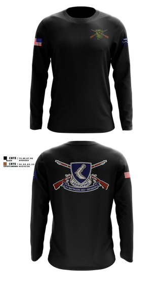 Long Sleeve Performance Shirt, 3/485th IN BN VIPERS, Army, Teamtime, Team time, sublimation, custom sports apparel, team uniforms, spirit wear, spiritwear, sports uniforms, custom shirts, team store, custom team store, fundraiser sports, apparel fundraiser