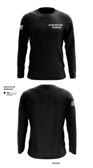 Long Sleeve Performance Shirt, Alpha Battery - Assassin, , Teamtime, Team time, sublimation, custom sports apparel, team uniforms, spirit wear, spiritwear, sports uniforms, custom shirts, team store, custom team store, fundraiser sports, apparel fundraiser