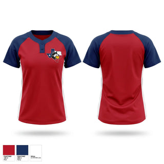 Two Button Softball Jersey, Lonestar Wolves, Softball, Teamtime, Team time, sublimation, custom sports apparel, team uniforms, spirit wear, spiritwear, sports uniforms, custom shirts, team store, custom team store, fundraiser sports, apparel fundraiser